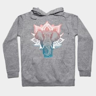 Lotus Elephant Mandala Hoodie